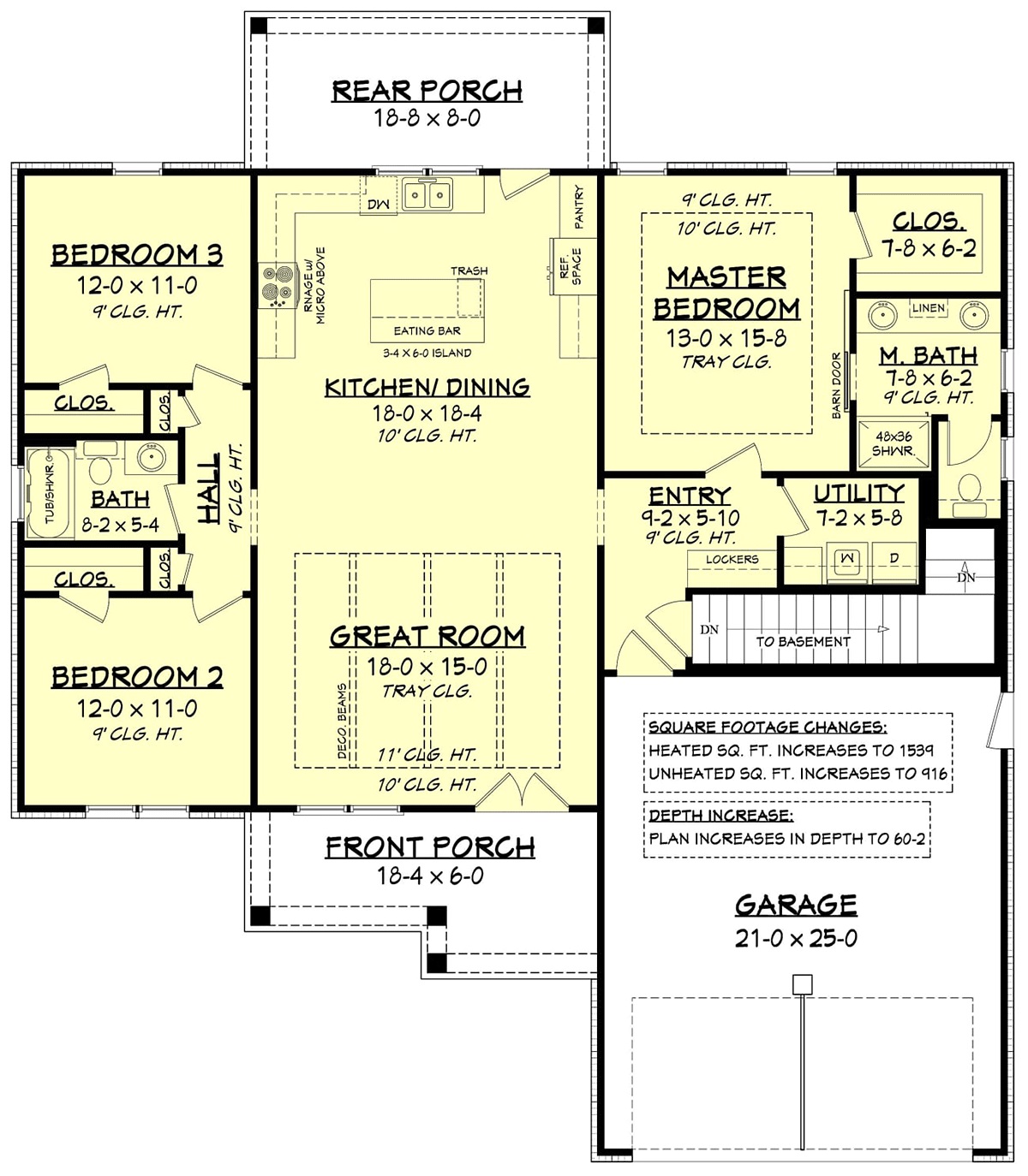 Sacramento Floor Plan - Walkout Basement